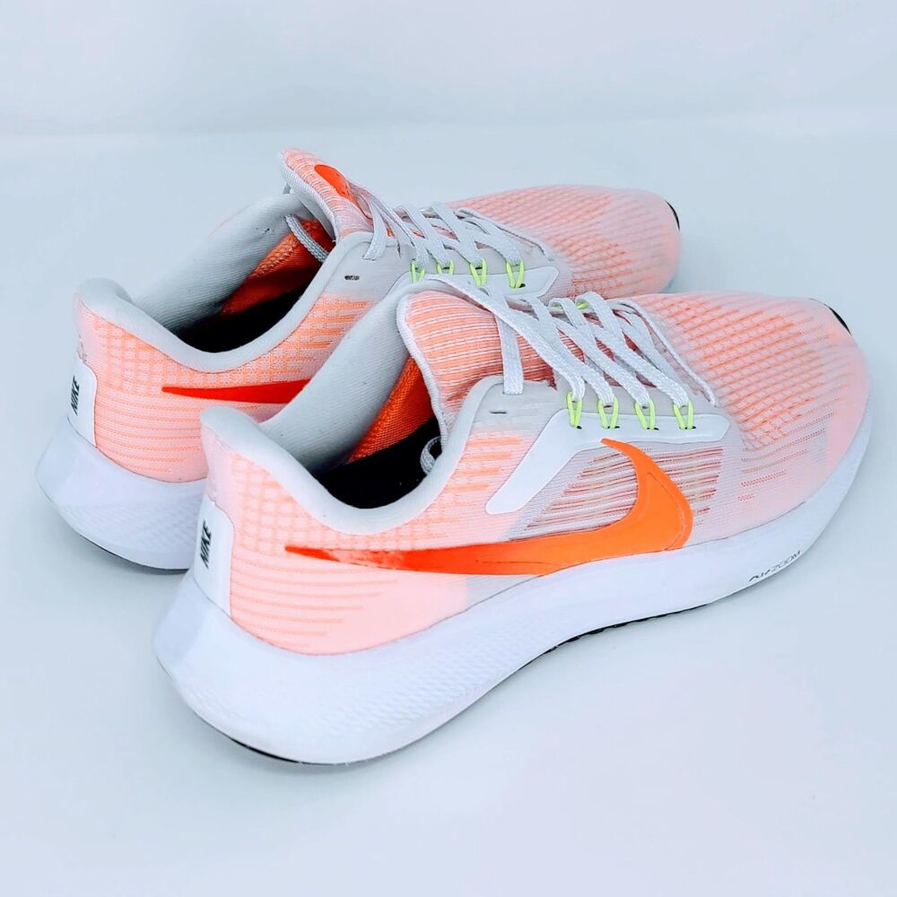 Nike Air Zoom Pegasus 39 White Bright Crimson Running Shoes Men’s 8 - Picture 7 of 12